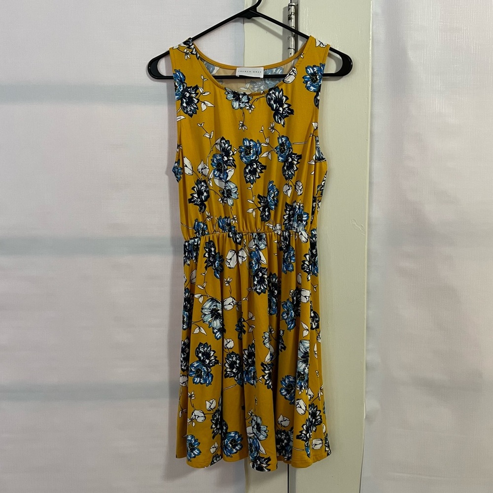 French Grey Evalynn Brushed Knit Dress